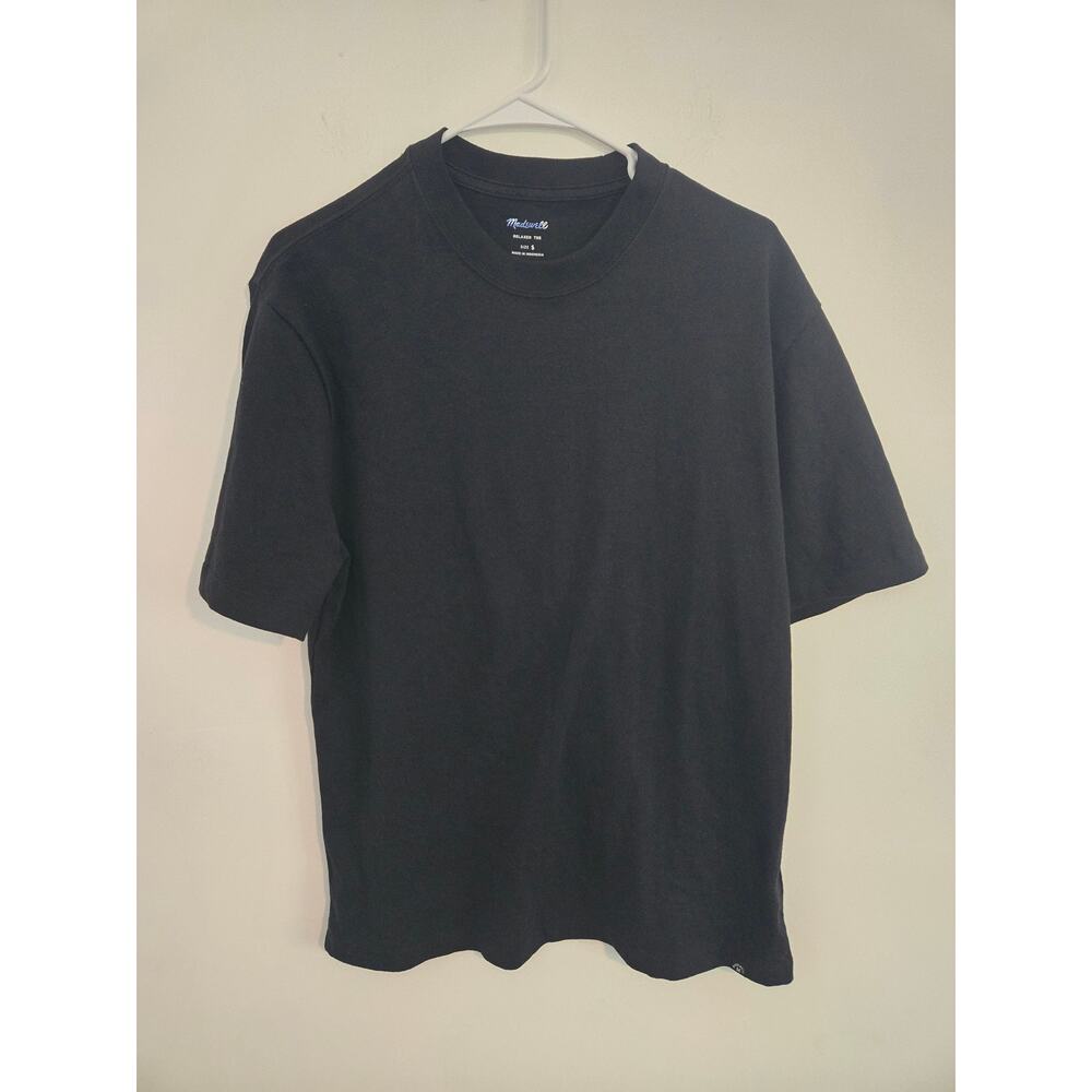 NWT Madewell relaxed Tee black size Small mens.